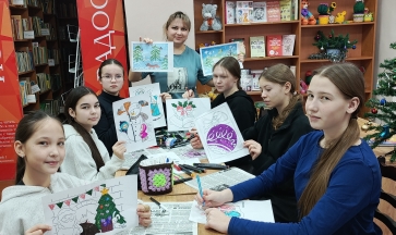 Творческий час «Зимы волшебные мгновенья» (Чурачикская с/б)