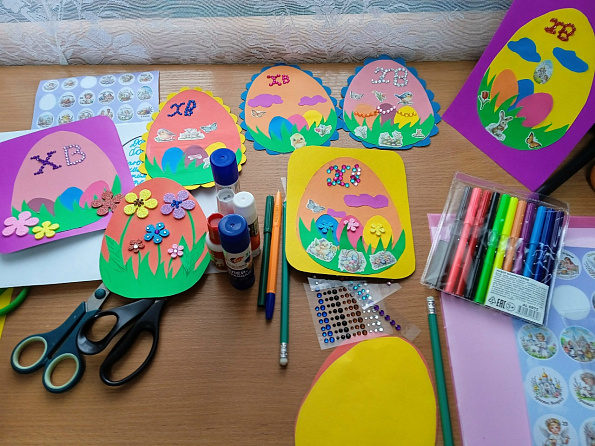 Творческая мастерская «Пасхальные открытки» (Булдеевская с/б)