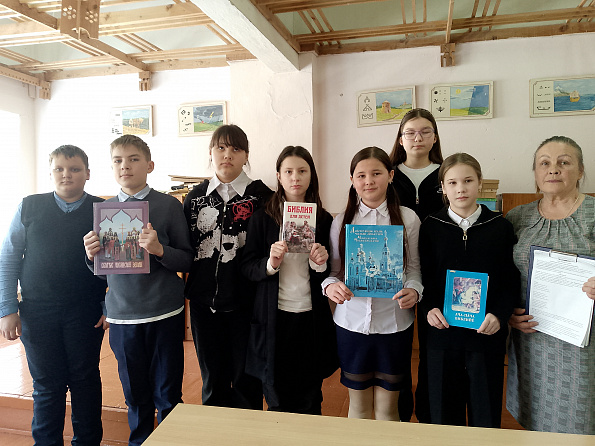 Час духовного общения "Душа начинается с книги" (Чиричкасинская с/б)