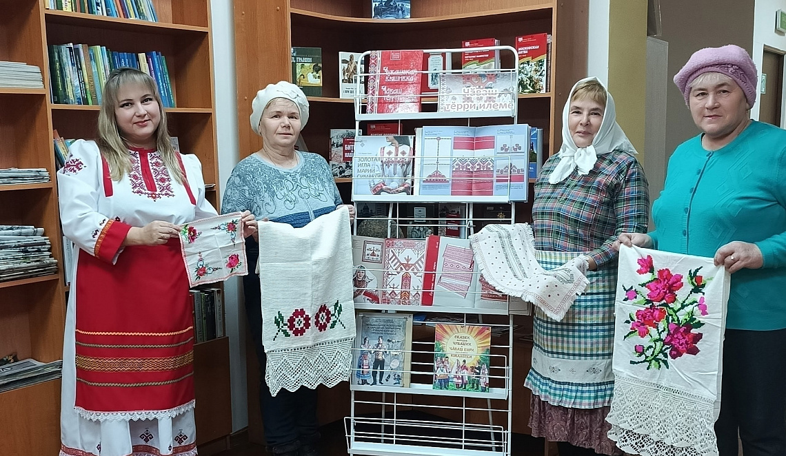 Творческая встреча «Волшебство чувашской вышивки» (Чурачикская с/б)