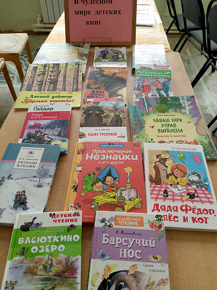 Литературный час "В чудесном мире детских книг" (Чиричкасинская с/б)