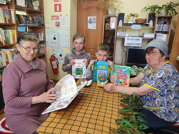 Мастер-класс по технике оригами (Степнотугаевская с/б)